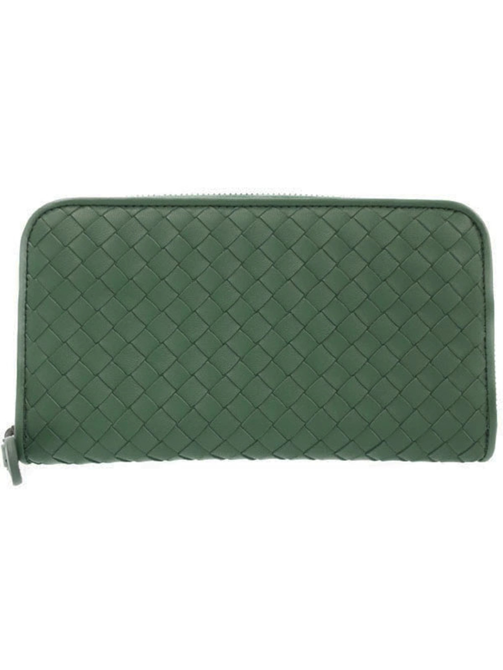 Bottega Veneta Intrecciato Round Zipper Long Wallet